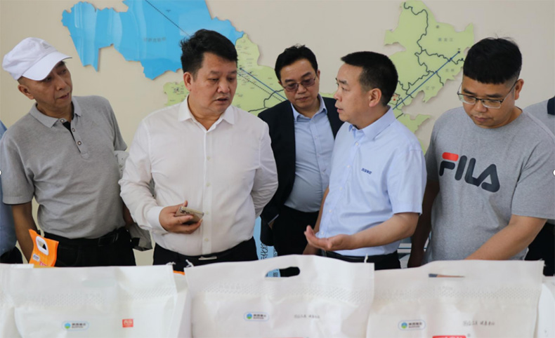 西瑞集團：廣西柳螺春餐飲公司一行在西瑞集團興平園區調研座談