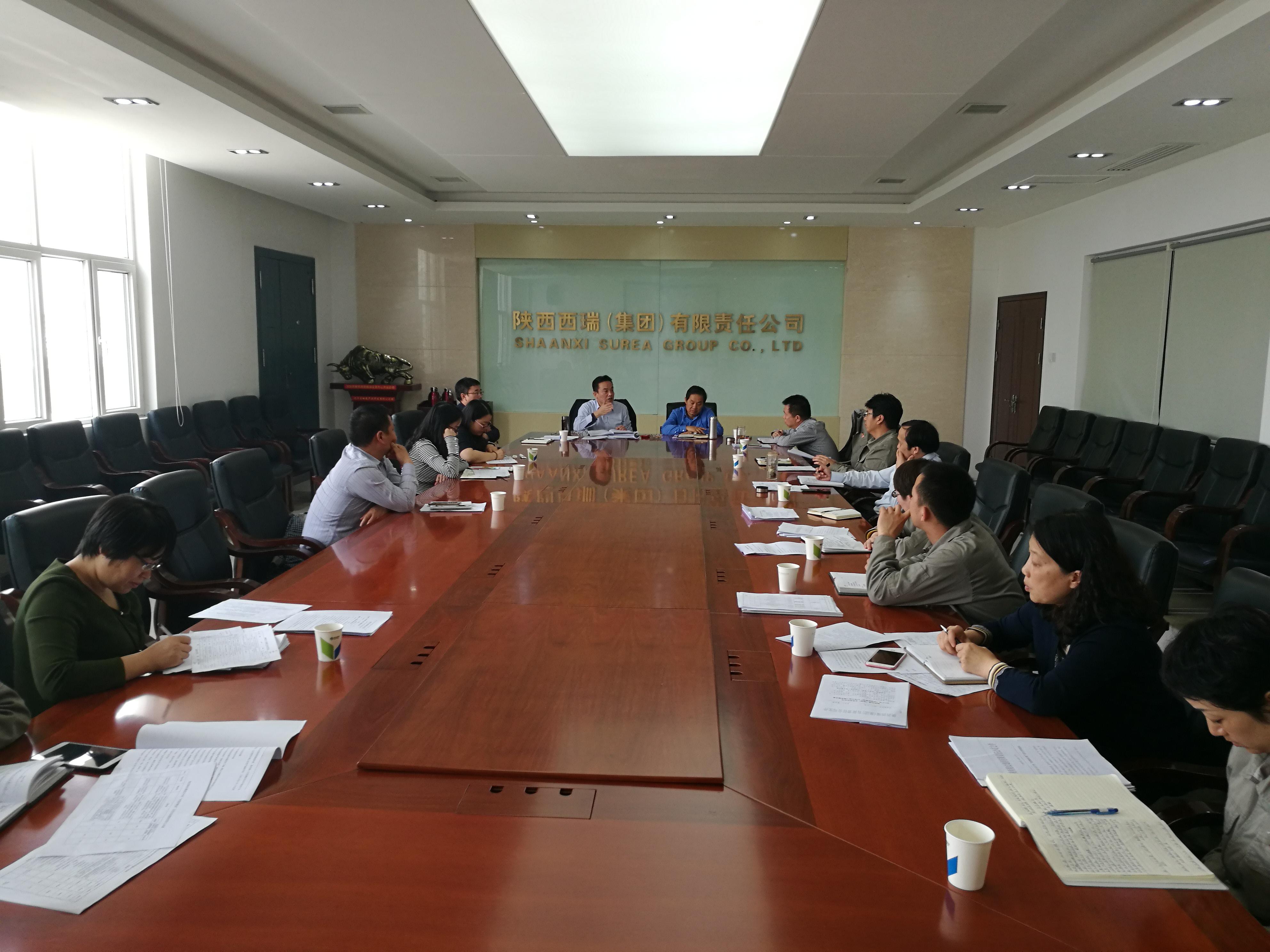陜西糧農(nóng)集團(tuán)潘智炎副總經(jīng)理到西瑞集團(tuán)調(diào)研指導(dǎo)“中國好糧油”項目建設(shè)