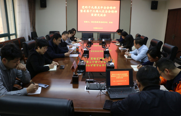 營銷物流集團(tuán)：糧農(nóng)集團(tuán)黨委副書記蘇琦在營銷集團(tuán)宣講黨的十九屆五中全會精神
